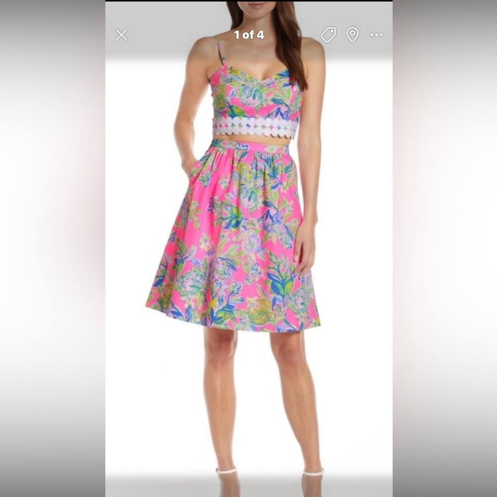 Floral Pink Skirt
